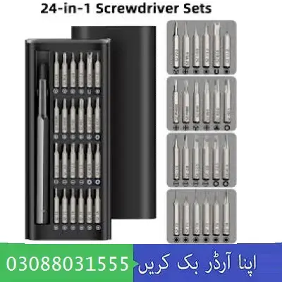 24 in 1 Compact Screwdriver Kit in Pakistan